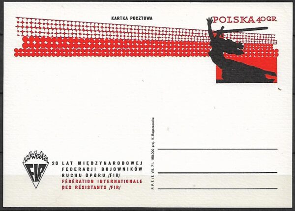 Cp.FI.498**20 LECIE MIĘDZYNARODOWEJ FEDERACJI FIR