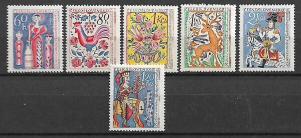 FOLKLOR UNESCO CZECHOSŁOWACJA MI.1425-1430**