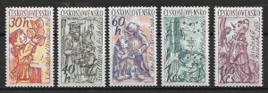 MARIONETKI CZECHOSŁOWACJA MI.1275-1279**