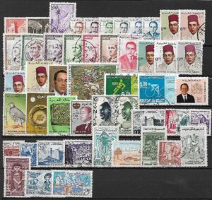 ZESTAW ZNACZKÓW MAROKO I TUNIS NR 1