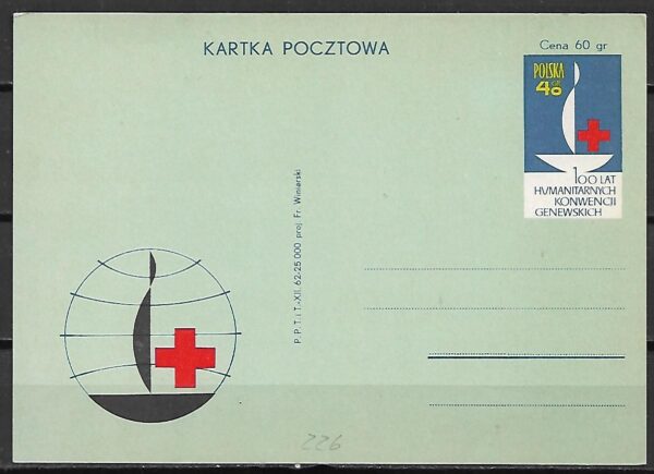 Cp.FI.226**100 LECIE PODPISANIA KONWENCJI GENEWSKICH
