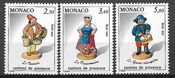 BOŻE NARODZENIE MONAKO MI.2091-2093**