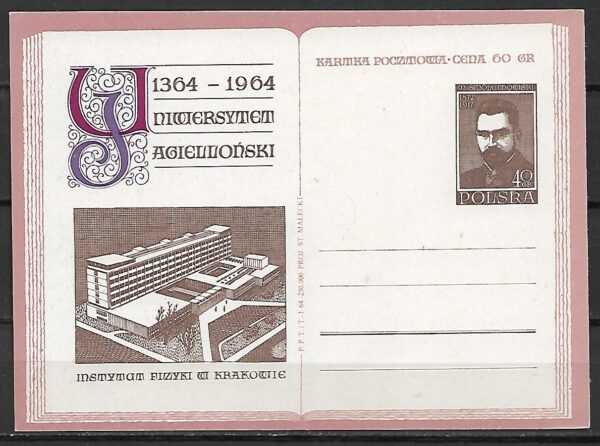 Cp.FI.255** 600 LECIE UNIWERSYTETU JAGIELLOŃSKIEGO