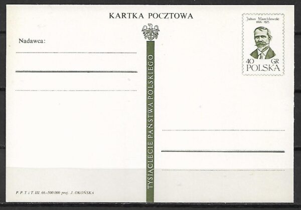 Cp.FI.298**1000 LECIE PAŃSTWA POLSKIEGO