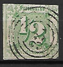 KSIĘSTWO NIEMIECKIE THURN UND TAXIS MI.14 KASOWANY