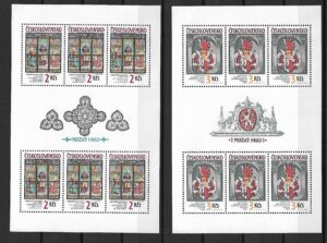 MALARSTWO CZECHOSŁOWACJA MI.ARK.2909-2910**