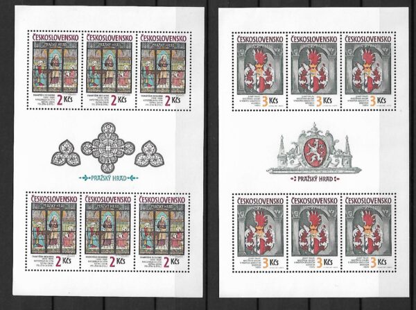 MALARSTWO CZECHOSŁOWACJA MI.ARK.2909-2910**