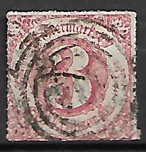 KSIĘSTWO NIEMIECKIE THURN UND TAXIS MI.42 KASOWANY