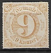 KSIĘSTWO NIEMIECKIE THURN UND TAXIS MI.54*