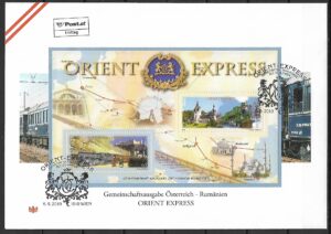 FDC ORIENT EKSPRESS AUSTRIA MI.BL.60
