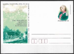 Cp.FI.1109**250 ROCZNICA URODZIN TADEUSZA KOŚCIUSZKI