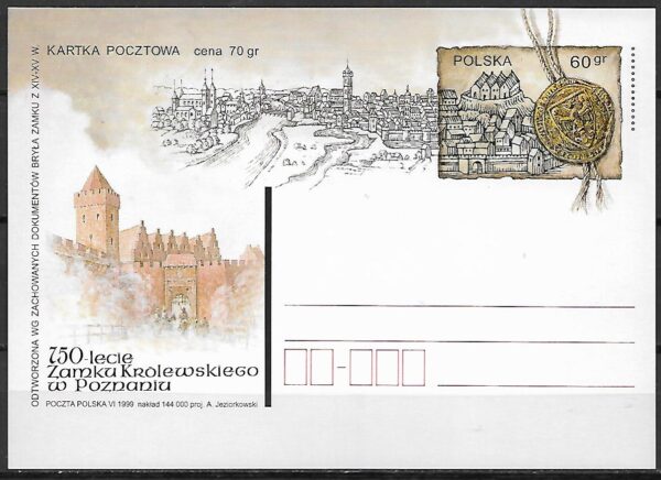 Cp.FI.1210**750 LAT ZAMKU KRÓLEWSKIEGO W POZNANIU