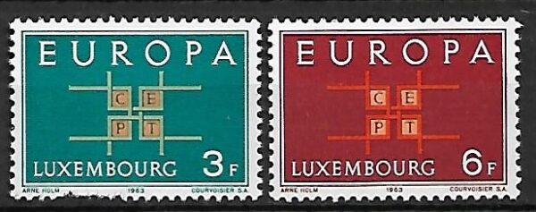 EUROPA CEPT LUXEMBURG MI.680-681**