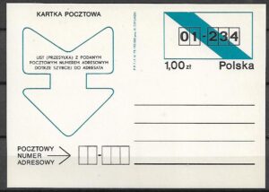 Cp.FI.570**KODY POCZTOWE POPULARYZACJA
