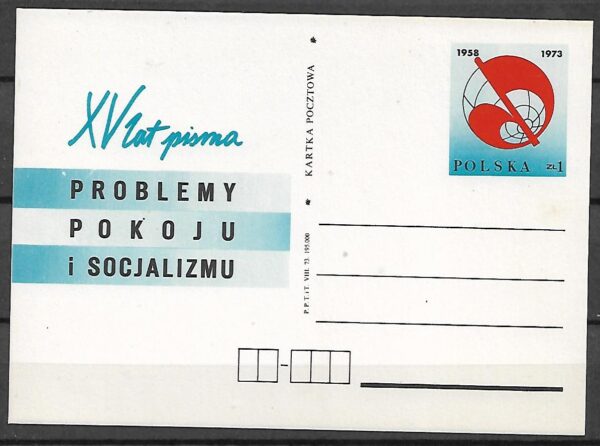 Cp.FI.582**15 LAT PISMA ''PROBLEMY POKOJU I SOCJALIZMU''