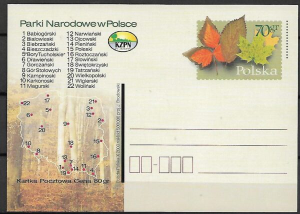 Cp.FI.1239**PARKI NARODOWE LIŚCIE
