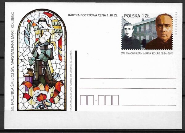 Cp.FI.1263**60 ROCZNICA ŚMIERCI ŚW. MAKSYMILIANA KOLBEGO