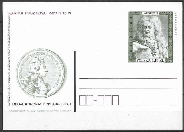Cp.FI.1293**POCZET KRÓLÓW I KSIĄŻĄT POLSKICH AUGUST II