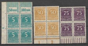 NIEMCY RZESZA MI.274-276**CZWOROBLOK