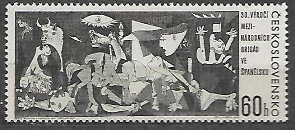 PABLO PICASSO  CZECHOSŁOWACJA MI.1637**