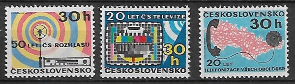 TELEKOMUNIKACJA CZECHOSŁOWACJA MI.2124-2125**