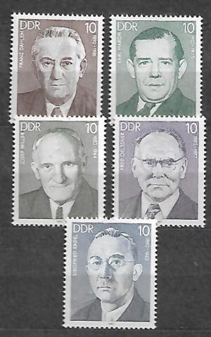 SŁAWNI LUDZIE DDR MI.2765-2769**