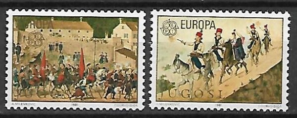 EUROPA CEPT JUGOSŁAWIA MI.1883-1884**