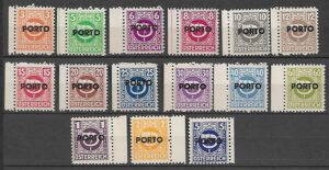 AUSTRIA PORTO MI.189-203**