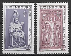 EUROPA CEPT LUXEMBURG MI.967-968**