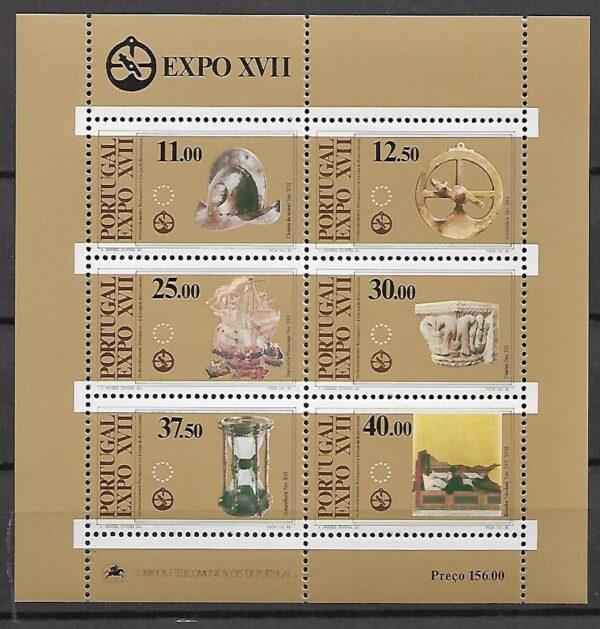 WYSTAWA EXPO PORTUGALIA MI.BL.39**