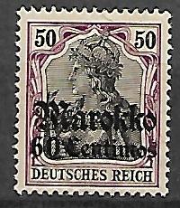 KOLONIE NIEMIECKIE MAROKO MI.53**