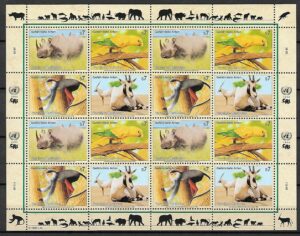 NOSOROŻEC PAPUGA MAŁPA KOZICE AUSTRIA MI.ARK.180-183**