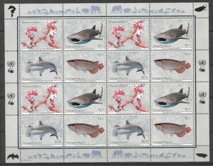 GATUNKI ZAGROŻONE WYGINIĘCIEM ONZ NOWY YORK MI.ARK.1430-1433**