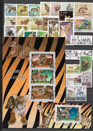 ZESTAW ZNACZKÓW ZWIERZĘTA NR 7