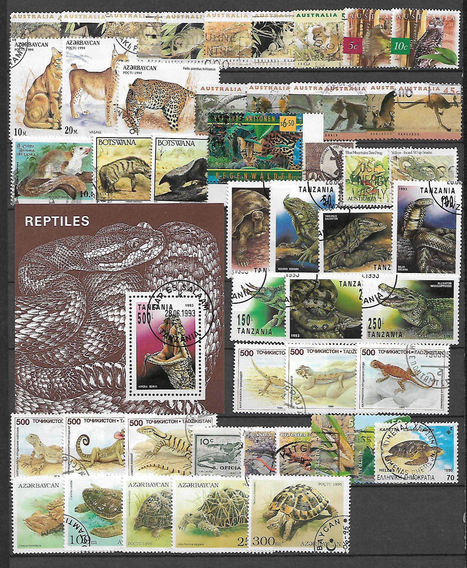 ZESTAW ZNACZKÓW ZWIERZĘTA NR 8