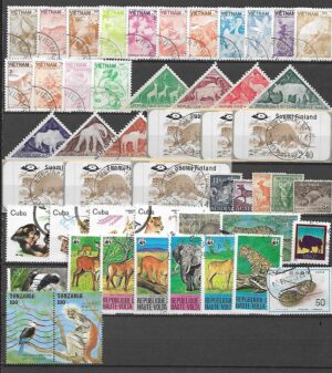 ZESTAW ZNACZKÓW ZWIERZĘTA NR 9