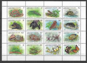 GADY PŁAZY PTAKI RYBY MOTYLE WYSPY BOŻEGO NARODZENIA MI.ARK.233-248II**