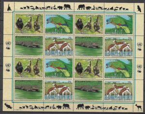 ZWIERZĘTA ONZ NOWY YORK MI.ARK.663-666**