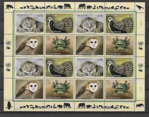 ZWIERZĘTA ONZ NOWY YORK MI.ARK.749-752**