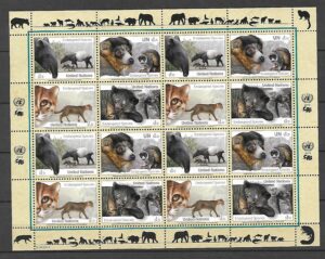 ZWIERZĘTA ONZ AUSTRIA MI.ARK.1375-1378**