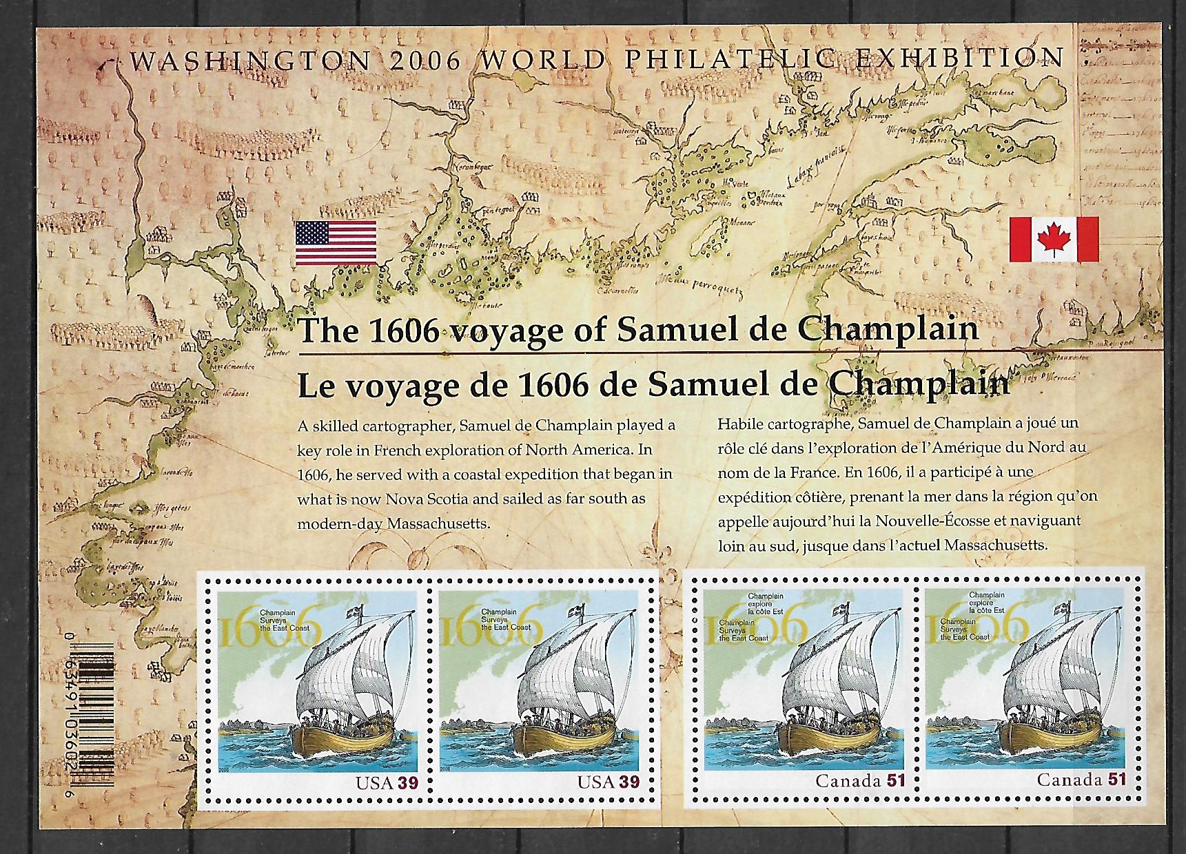 MARYNISTYKA KANADA MI.BL.85**