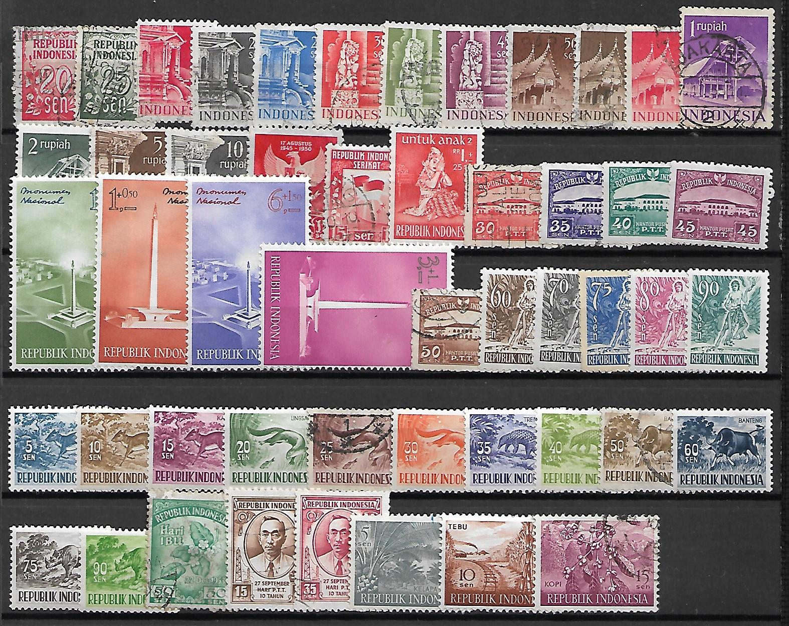 ZESTAW ZNACZKÓW INDONEZJA NR 2