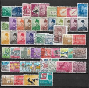 ZESTAW ZNACZKÓW INDONEZJA NR 4