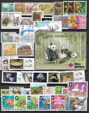 ZESTAW ZNACZKÓW ZWIERZĘTA NR 18