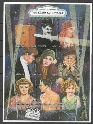 AKTORZY CHARLIE CHAPLIN GHANA MI.ARK.2283-2291**