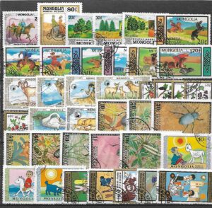ZESTAW ZNACZKÓW MONGOLIA NR 19