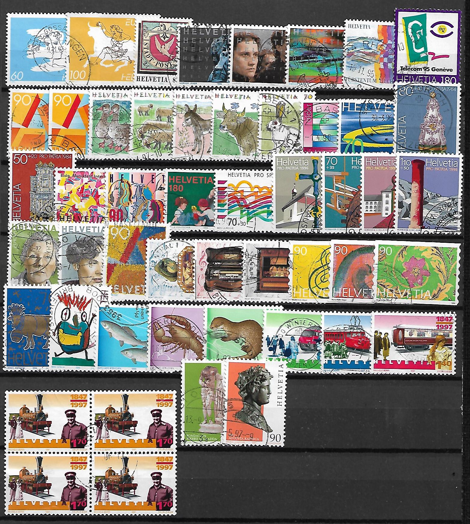 ZESTAW ZNACZKÓW SZWAJCARIA NR 9