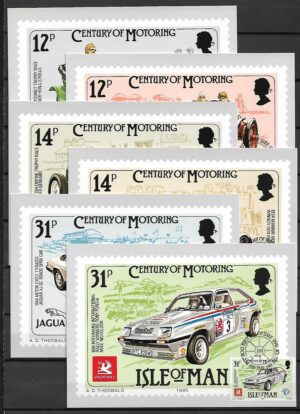 100 LAT PRODUKCJI SAMOCHODÓW WYSPA MAN MI.282-287 KARTY MAXIMUM