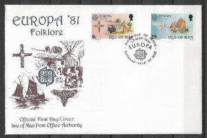 FDC EUROPA WYSPA MAN MI.187-188