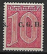 PLEBISCYT GÓRNY ŚLĄSK FI.U9** TYP NADRUKU III